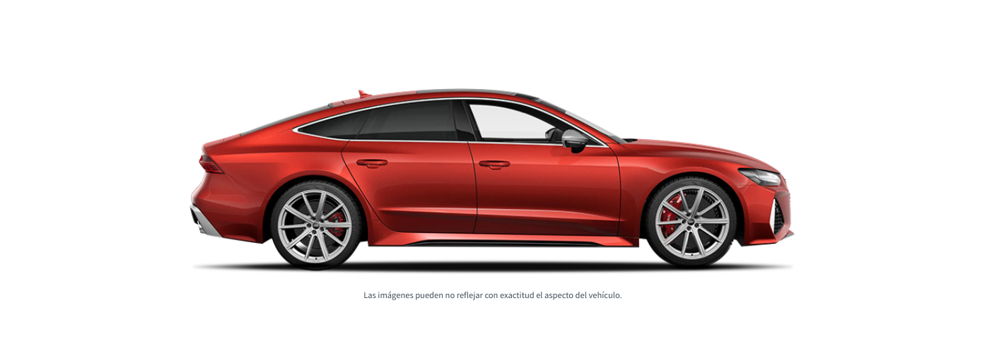 Audi RS7 Rojo Granadina metalizado